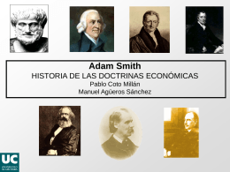 historia de las doctrinas económicas. curso 2012-2013
