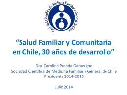 Salud Familiar y Comunitaria en Chile