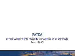 Presentación FATCA 20012015
