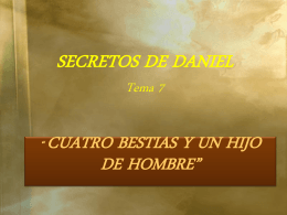 SECRETOS DE DANIEL Tema 7