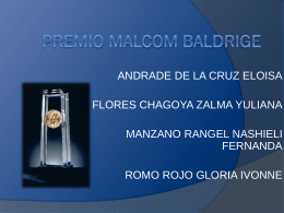 Exposición Premio Malcom Baldrige