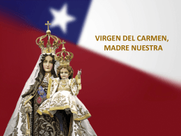 Actividad de educadores, power point Virgen del Carmen