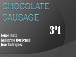 Chocolate sausage