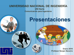 Hacer Presentaciones eficaces - Máster Sergio J. Navarro Hudiel