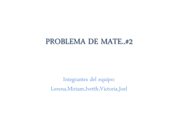 PROBLEMA DE MATE..#2