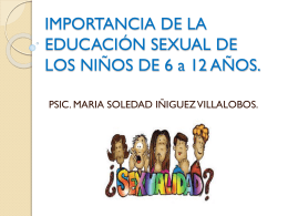 IMPORTANCIA DE LA EDUCACIÓN SEXUAL DE LOS NIÑOS. 17