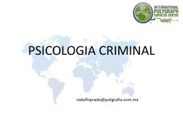Psicologia Criminal - Entrevista e Interrogatorio
