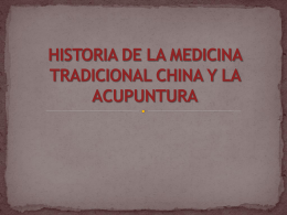 historia de la medicina tradicional china