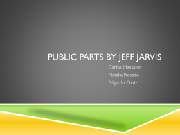 Public Parts by jeff Jarvis