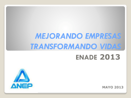 Presentación ENADE 2013