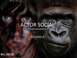 actor social - Design blog