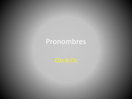Pronombres - SEBAWORLD