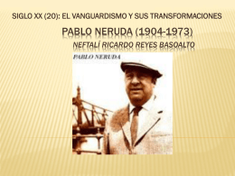 Pablo Neruda WALKING AROUND(1904-1973) PPT