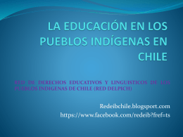 LA EDUCACIÓN INTERCULTURLA EN CHILE Y OTRAS DEMANDAS