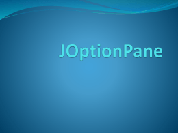 JOptionPane