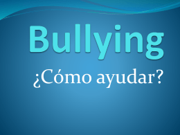 bullying cómo ayudar