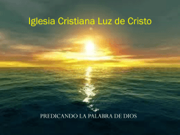 (VASO-DE-HONRA) - Iglesia Cristiana Luz de Cristo