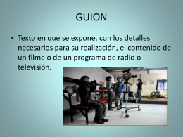 TEMA 4. GUION DE TV