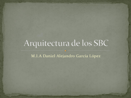 Arquitectura de los SBC