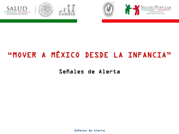 Señales de Alerta - Hospital Infantil de México Federico Gómez