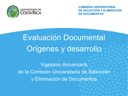 CUSED - Archivo Universitario, Universidad de Costa Rica