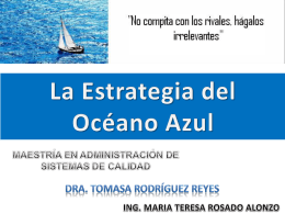La Estrategia del Océano Azul MAESTRÍA EN - wiki-yeni
