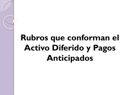 PAGOS ANTICIPADOS