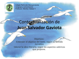 Juan Salvador Gaviota - Blog de Lenguaje y Comunicación