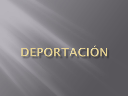 deportacion power point