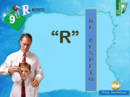 *R* de respeto