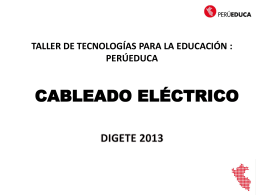 CABLEADO ELECTRICO 2013