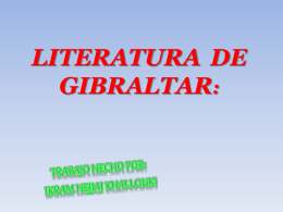 ESCRITORES DE GIBRALTAR
