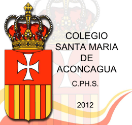 Plan Evacuación 2012 - Colegio Santa María de Aconcagua