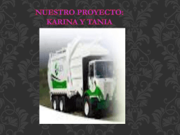proyecto: traer un camión de basura