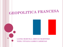 GEOPOLITICA FRANCESA - Geopolitica y Relaciones Internacionales
