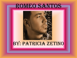 Romeo Santos - Patricia Zetino