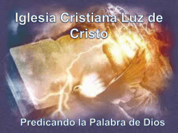 La armadura de Dios - Iglesia Cristiana Luz de Cristo