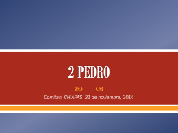 2 PEDRO - OREMUNDO