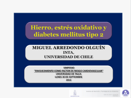Hierro, estrés oxidativo y diabetes mellitus tipo 2