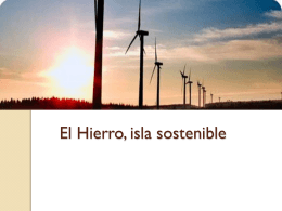El Hierro, isla sostenible