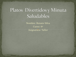Platos Divertidos y Minuta Saludables 377KB Oct 30 2014 03