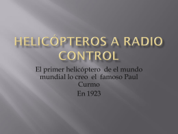 FRANCISCO JAVIER – Helicoperos a radio control