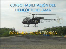 CURSO HABILITACION DEL HELICOPTERO LAMA