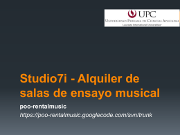 Studio7i - Alquiler de salas de ensayo musical