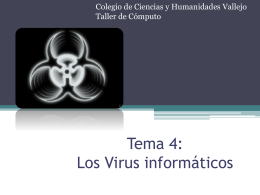 Los Virus informáticos y los Antivirus
