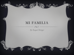 Mi Familia - KneppSpanish1