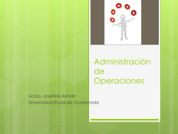 Administración de Operaciones
