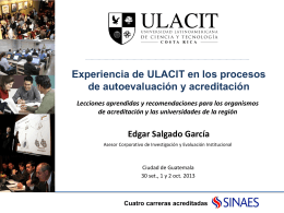 Presentación ULACIT Encuentro CCA Guatemala