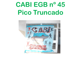 CABI EGB nº 45 Pico Truncado