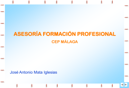 CEP proyecto asesoría Formación Profesional